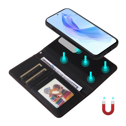 BETOPNICE 005 For Honor 90 Lite 5G / X50i 5G Case PU Leather Removable 2-in-1 Phone Cover