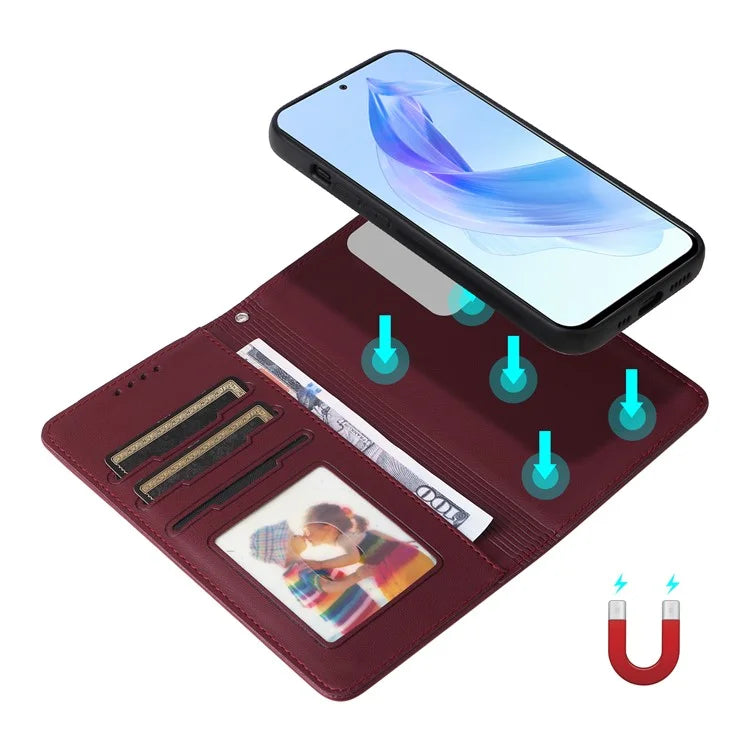 BETOPNICE 005 For Honor 90 Lite 5G / X50i 5G Case PU Leather Removable 2-in-1 Phone Cover