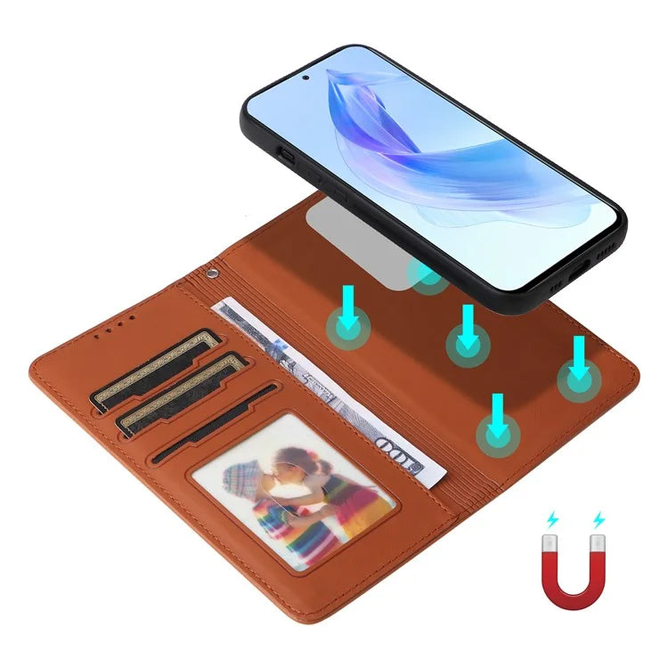 BETOPNICE 005 For Honor 90 Lite 5G / X50i 5G Case PU Leather Removable 2-in-1 Phone Cover