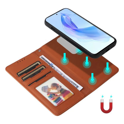 BETOPNICE 005 For Honor 90 Lite 5G / X50i 5G Case PU Leather Removable 2-in-1 Phone Cover