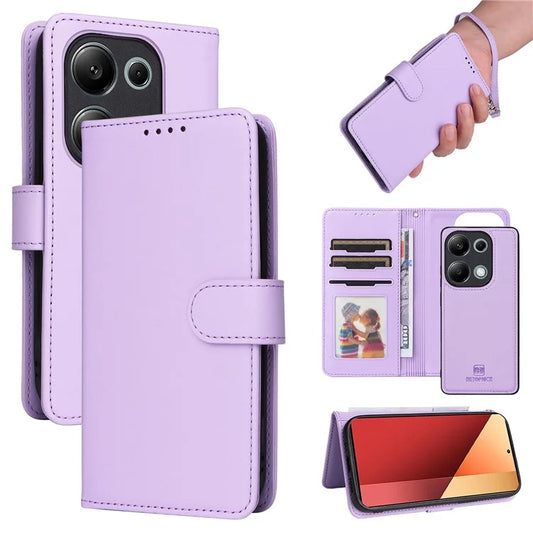 BETOPNICE 005 For Xiaomi Redmi Note 13 Pro 4G / Poco M6 Pro 4G Case 2-in-1 Magnetic Detachable Leather Cell Phone Cover