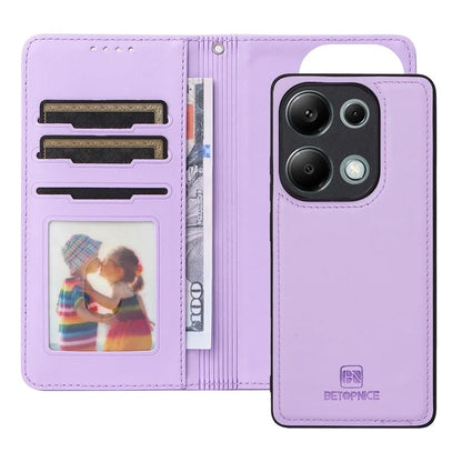 BETOPNICE 005 For Xiaomi Redmi Note 13 Pro 4G / Poco M6 Pro 4G Case 2-in-1 Magnetic Detachable Leather Cell Phone Cover