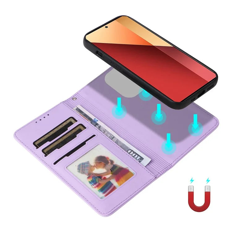 BETOPNICE 005 For Xiaomi Redmi Note 13 Pro 4G / Poco M6 Pro 4G Case 2-in-1 Magnetic Detachable Leather Cell Phone Cover