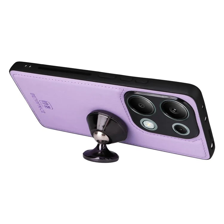 BETOPNICE 005 For Xiaomi Redmi Note 13 Pro 4G / Poco M6 Pro 4G Case 2-in-1 Magnetic Detachable Leather Cell Phone Cover