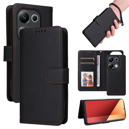 BETOPNICE 005 For Xiaomi Redmi Note 13 Pro 4G / Poco M6 Pro 4G Case 2-in-1 Magnetic Detachable Leather Cell Phone Cover