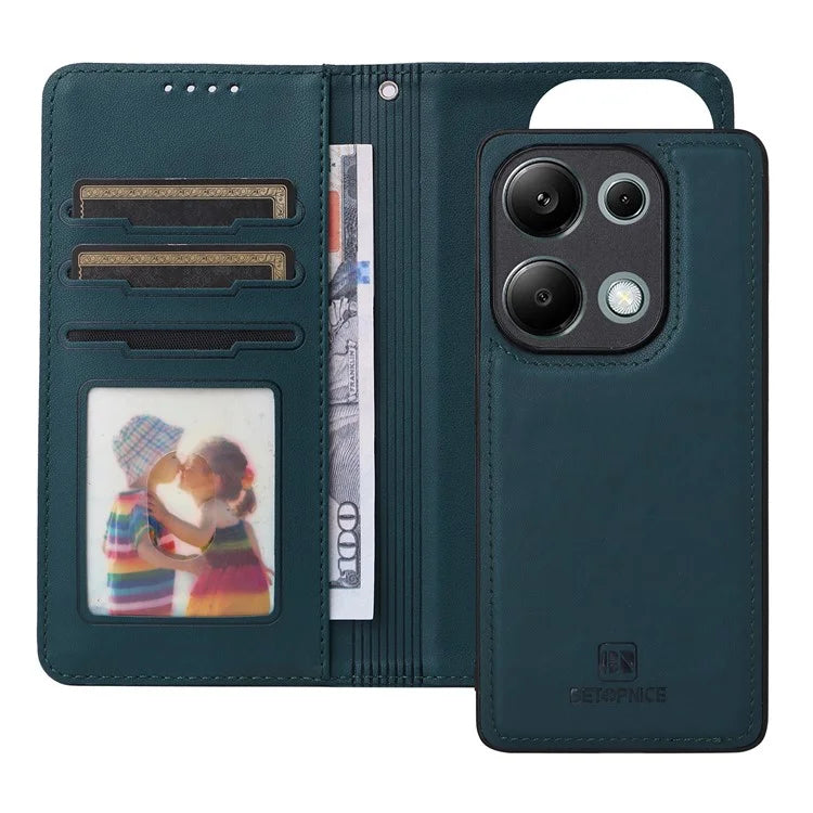 BETOPNICE 005 For Xiaomi Redmi Note 13 Pro 4G / Poco M6 Pro 4G Case 2-in-1 Magnetic Detachable Leather Cell Phone Cover