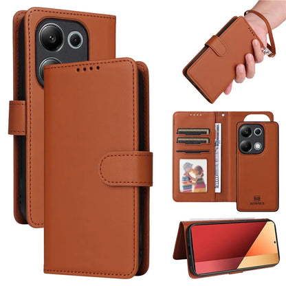 BETOPNICE 005 For Xiaomi Redmi Note 13 Pro 4G / Poco M6 Pro 4G Case 2-in-1 Magnetic Detachable Leather Cell Phone Cover