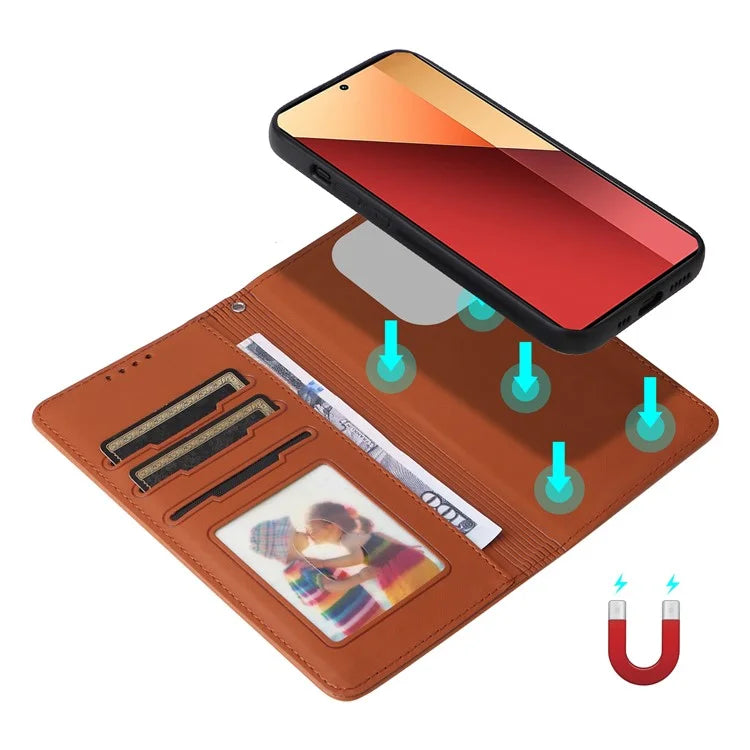 BETOPNICE 005 For Xiaomi Redmi Note 13 Pro 4G / Poco M6 Pro 4G Case 2-in-1 Magnetic Detachable Leather Cell Phone Cover