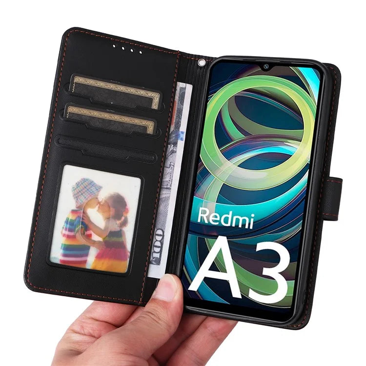 BETOPNICE 005 For Xiaomi Redmi A3 / Poco C61 Leather Case 2-in-1 Magnetic Detachable Stand Phone Cover