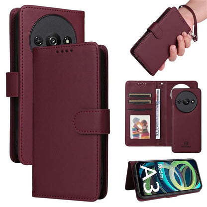 BETOPNICE 005 For Xiaomi Redmi A3 / Poco C61 Leather Case 2-in-1 Magnetic Detachable Stand Phone Cover