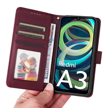 BETOPNICE 005 For Xiaomi Redmi A3 / Poco C61 Leather Case 2-in-1 Magnetic Detachable Stand Phone Cover