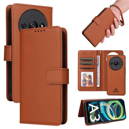 BETOPNICE 005 For Xiaomi Redmi A3 / Poco C61 Leather Case 2-in-1 Magnetic Detachable Stand Phone Cover