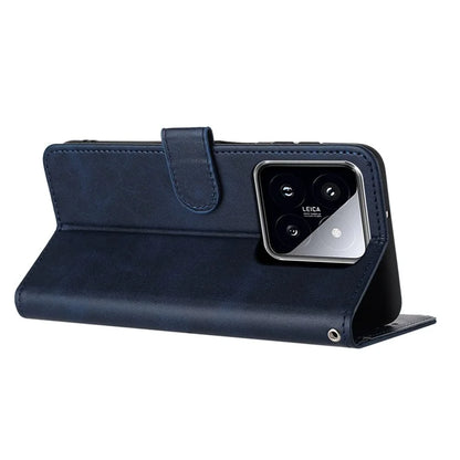 For Xiaomi 14 Case Full Protection Folding Stand Leather Phone Cover with Wallet