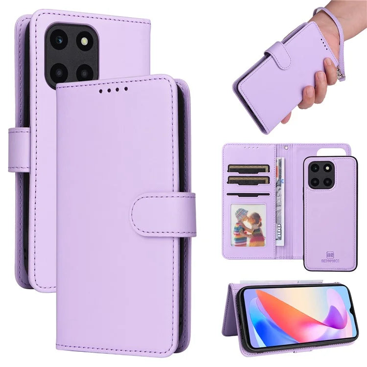 BETOPNICE 005 For Honor X6a 4G / X6a Plus 4G Case PU Leather Magnetic Detachable Shockproof Phone Cover