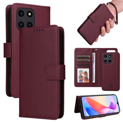 BETOPNICE 005 For Honor X6a 4G / X6a Plus 4G Case PU Leather Magnetic Detachable Shockproof Phone Cover