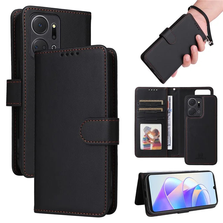 BETOPNICE 005 For Honor X7a 4G / Play7T 5G Case 2 in 1 Detachable Wallet PU Leather Phone Cover