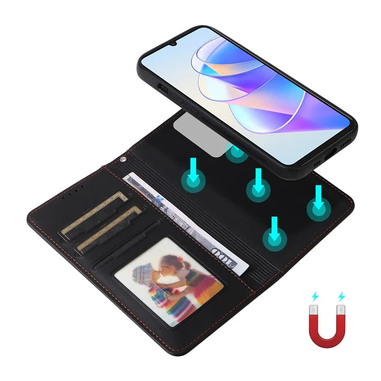 BETOPNICE 005 For Honor X7a 4G / Play7T 5G Case 2 in 1 Detachable Wallet PU Leather Phone Cover