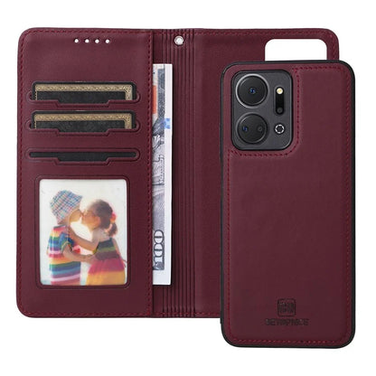 BETOPNICE 005 For Honor X7a 4G / Play7T 5G Case 2 in 1 Detachable Wallet PU Leather Phone Cover