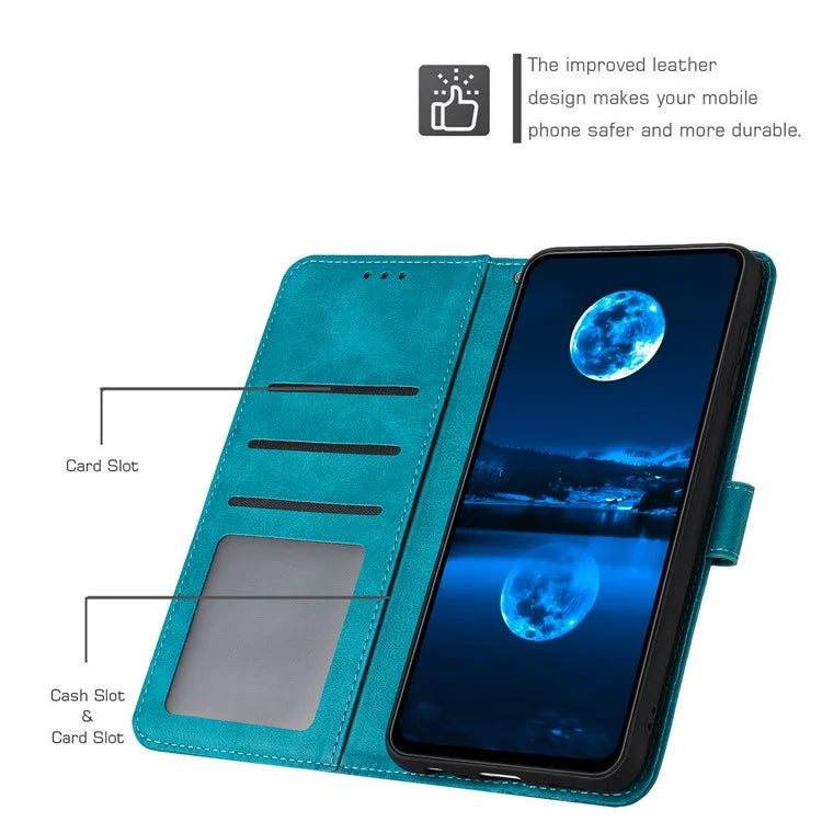 For Xiaomi Redmi Note 13 Pro+ 5G Case Calf Texture Stand Leather Wallet Phone Cover