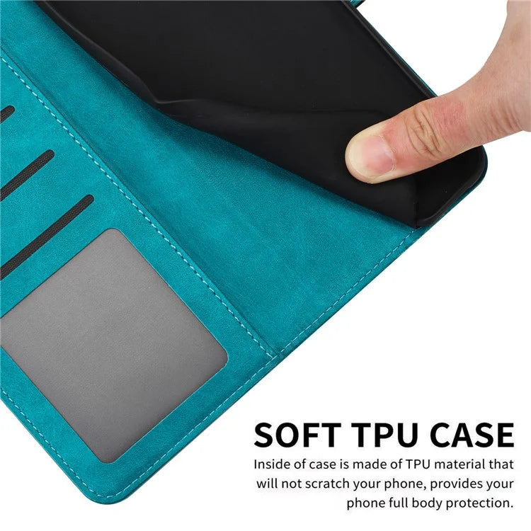 For Xiaomi Redmi Note 13 Pro+ 5G Case Calf Texture Stand Leather Wallet Phone Cover