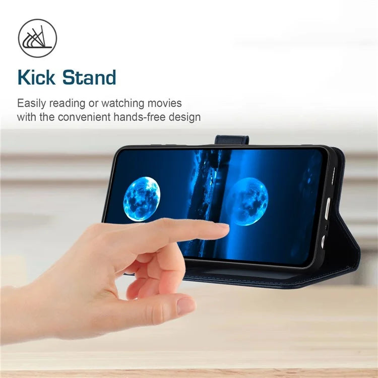 For Xiaomi Redmi Note 13 Pro+ 5G Case Calf Texture Stand Leather Wallet Phone Cover