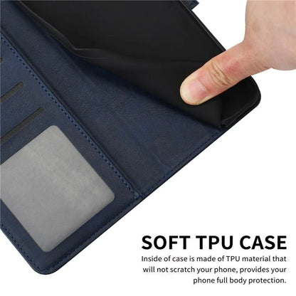 For Xiaomi Redmi Note 13 Pro+ 5G Case Calf Texture Stand Leather Wallet Phone Cover