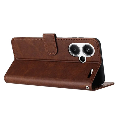 For Xiaomi Redmi Note 13 Pro+ 5G Case Calf Texture Stand Leather Wallet Phone Cover