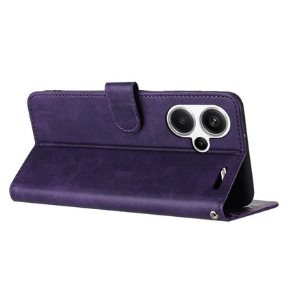For Xiaomi Redmi Note 13 Pro+ 5G Case Calf Texture Stand Leather Wallet Phone Cover