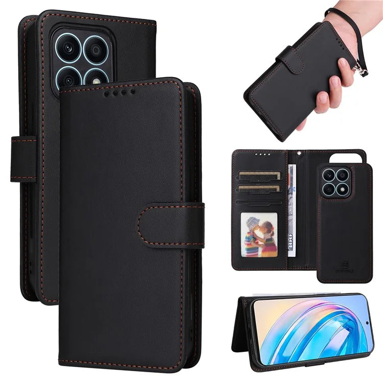 BETOPNICE 005 For Honor X8a 4G Detachable Case Anti-Scratch Leather Phone Cover