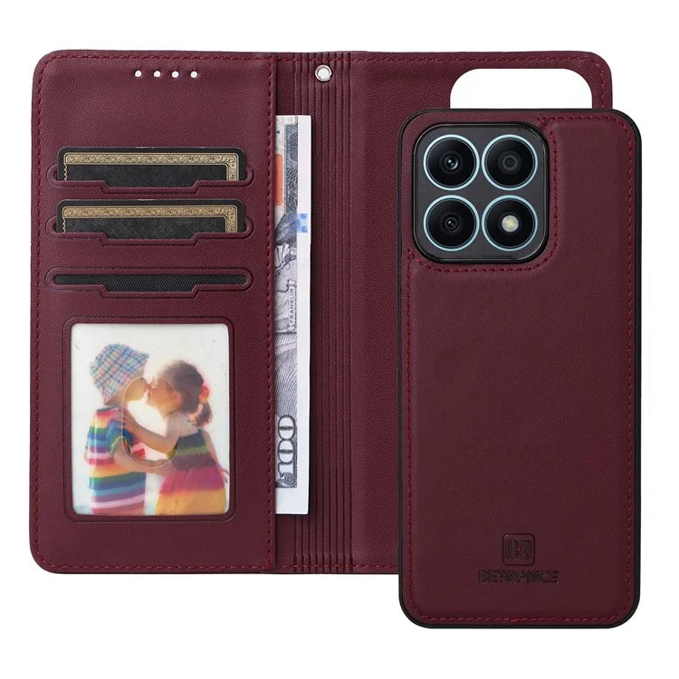 BETOPNICE 005 For Honor X8a 4G Detachable Case Anti-Scratch Leather Phone Cover