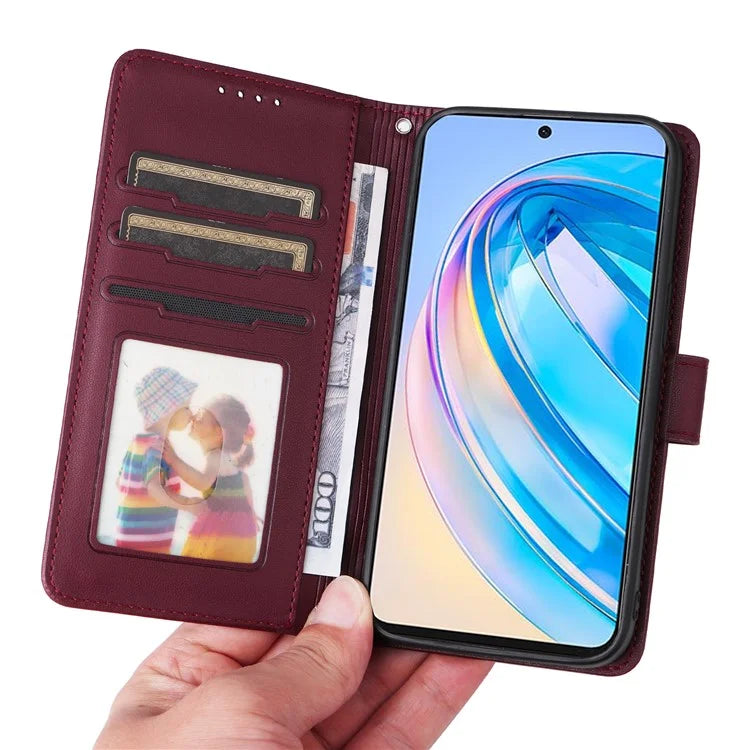 BETOPNICE 005 For Honor X8a 4G Detachable Case Anti-Scratch Leather Phone Cover