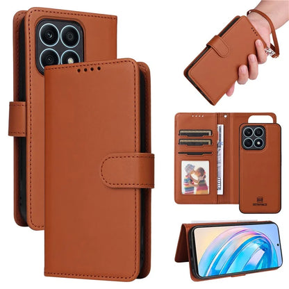 BETOPNICE 005 For Honor X8a 4G Detachable Case Anti-Scratch Leather Phone Cover