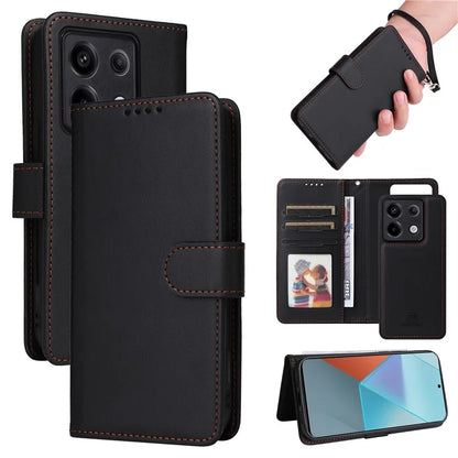 BETOPNICE 005 For Xiaomi Redmi Note 13 Pro 5G / Poco X6 5G Case Removable 2-in-1 PU Leather Phone Cover