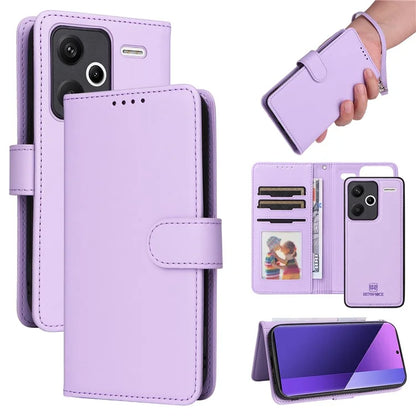 BETOPNICE 005 For Xiaomi Redmi Note 13 Pro+ 5G Case RFID Blocking PU Leather 2 in 1 Detachable Cover