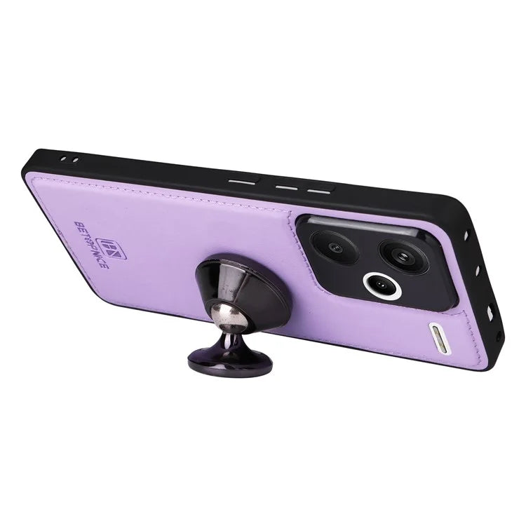 BETOPNICE 005 For Xiaomi Redmi Note 13 Pro+ 5G Case RFID Blocking PU Leather 2 in 1 Detachable Cover