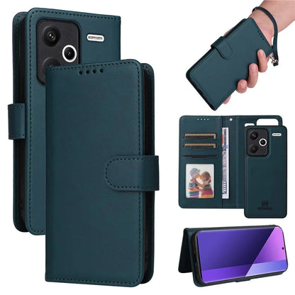 BETOPNICE 005 For Xiaomi Redmi Note 13 Pro+ 5G Case RFID Blocking PU Leather 2 in 1 Detachable Cover