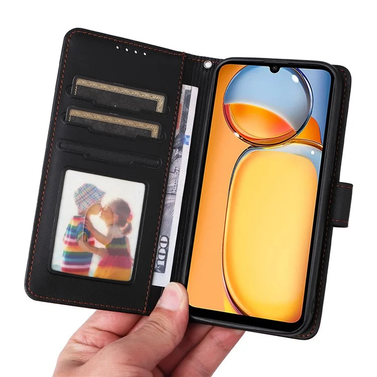 BETOPNICE 005 For Xiaomi Redmi 13C 4G / Poco C65 4G Leather Case 2-in-1 Magnetic Detachable Phone Cover