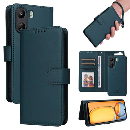 BETOPNICE 005 For Xiaomi Redmi 13C 4G / Poco C65 4G Leather Case 2-in-1 Magnetic Detachable Phone Cover