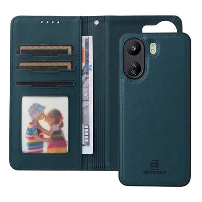 BETOPNICE 005 For Xiaomi Redmi 13C 4G / Poco C65 4G Leather Case 2-in-1 Magnetic Detachable Phone Cover