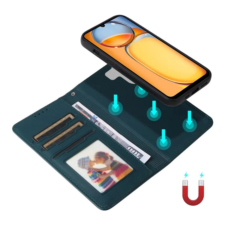 BETOPNICE 005 For Xiaomi Redmi 13C 4G / Poco C65 4G Leather Case 2-in-1 Magnetic Detachable Phone Cover