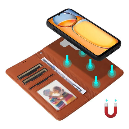 BETOPNICE 005 For Xiaomi Redmi 13C 4G / Poco C65 4G Leather Case 2-in-1 Magnetic Detachable Phone Cover