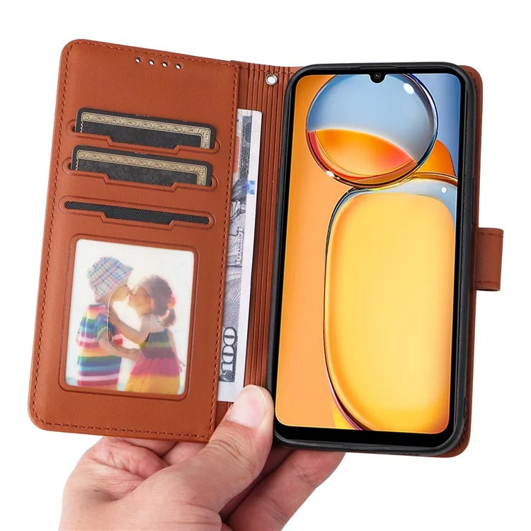 BETOPNICE 005 For Xiaomi Redmi 13C 4G / Poco C65 4G Leather Case 2-in-1 Magnetic Detachable Phone Cover