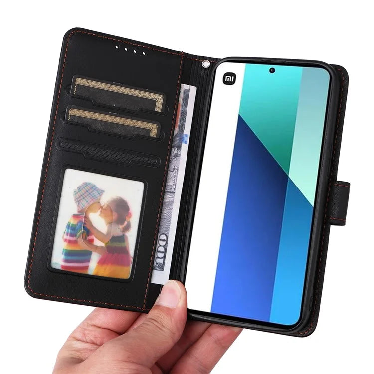 BETOPNICE 005 For Xiaomi Redmi Note 13 4G Case PU Leather Detachable Wallet Phone Cover RFID Blocking
