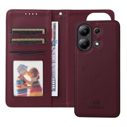 BETOPNICE 005 For Xiaomi Redmi Note 13 4G Case PU Leather Detachable Wallet Phone Cover RFID Blocking