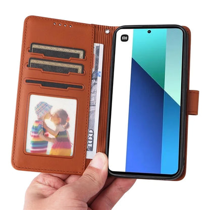 BETOPNICE 005 For Xiaomi Redmi Note 13 4G Case PU Leather Detachable Wallet Phone Cover RFID Blocking
