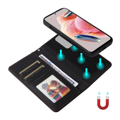 BETOPNICE 005 For Xiaomi Redmi Note 12 4G Stand Case 2-in-1 Detachable Leather Phone Cover