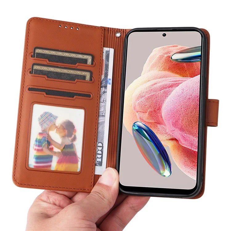 BETOPNICE 005 For Xiaomi Redmi Note 12 4G Stand Case 2-in-1 Detachable Leather Phone Cover