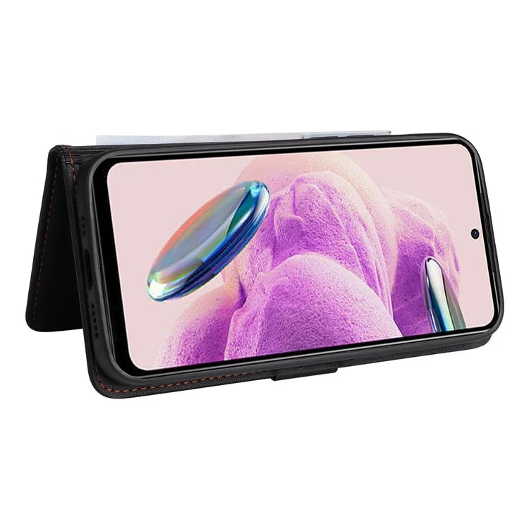 BETOPNICE 005 For Xiaomi Redmi Note 12S 4G Case with Wrist Strap PU Leather Removable Flip Protective Cover