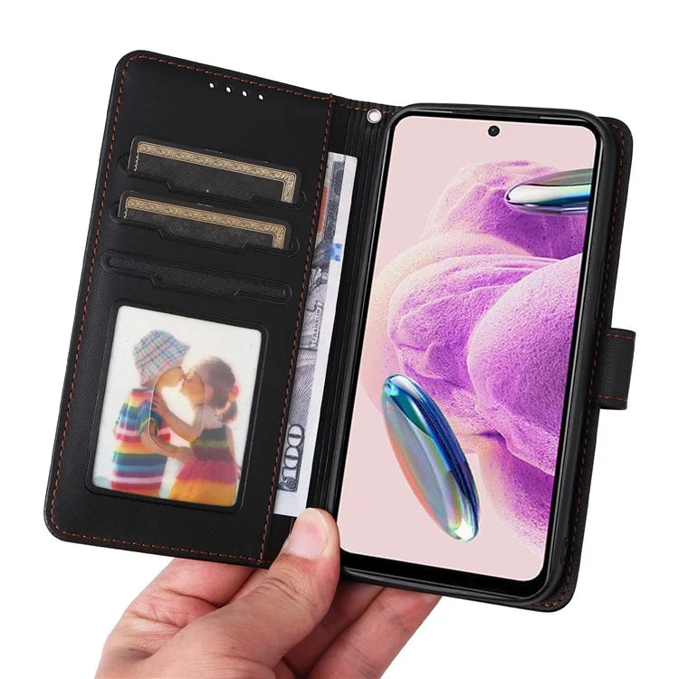 BETOPNICE 005 For Xiaomi Redmi Note 12S 4G Case with Wrist Strap PU Leather Removable Flip Protective Cover