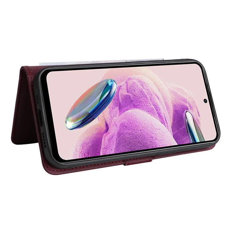 BETOPNICE 005 For Xiaomi Redmi Note 12S 4G Case with Wrist Strap PU Leather Removable Flip Protective Cover